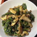 ＭＩ−ＳＡＮ's cooksnap of when they made 超簡単♫ほうれん草と椎茸のオイマヨ炒め.
