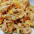 孝湊Mama's cooksnap of when they made ■卵でまろやか旨い！豚肉とキムチの卵とじ.