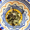 でらこ's cooksnap of when they made フキの葉と油揚げのサラダ.