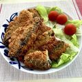 FGO☆'s cooksnap of when they made 油フライパン1cm！梅肉大葉巻き鰯フライ.