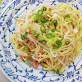 みっちゃん❇️68's cooksnap of when they made 簡単カニカマもやし焼きそば☆娘大好き♪.