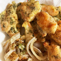 ちばくろう's cooksnap of when they made 柔らか鶏むね肉の天ぷら。磯辺揚げ★とり天.
