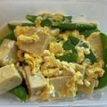 よーこ♡♡'s cooksnap of when they made スナップエンドウと高野豆腐の卵とじ.