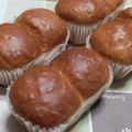 nyangomama's cooksnap of when they made 全粒粉入りちぎりパン.