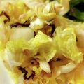 *suzuko*'s cooksnap of when they made 白菜とツナと塩こんぶのサラダ.