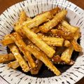 スイートエッグ's cooksnap of when they made ごぼうのかりかり甘辛あげ.