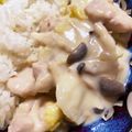 あたむ❤189's cooksnap of when they made クリスマスにも♥手羽元と白菜のクリーム煮.
