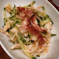 kahourain's cooksnap of when they made きゅうりとやわらぎメンマ+サラチキ和え.
