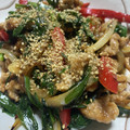 プリズンブレイク's cooksnap of when they made 豚こまのオイスターソース炒め♩.