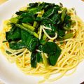 あむあむろ's cooksnap of when they made アイヌネギ（行者にんにく）のパスタ.