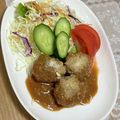 もぐもぐ人's cooksnap of when they made ミートボール【レンジで6分】.