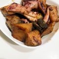 まめ郎's cooksnap of when they made ☆イカとナスのにんにくバター醤油炒め☆.