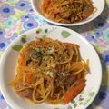 puniＫ's cooksnap of when they made 〖具だくさん♪ナポリタンスパゲティ〗.