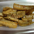 あんびねんね's cooksnap of when they made ☺簡単作り置き♪たて切り蓮根のきんぴら☺.