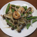 shirohige's cooksnap of when they made ✤スナップエンドウとエビの塩炒め✤.