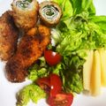 ☆あさ's cooksnap of when they made 子ども大好き！豚カツ　しそチーズ巻き.