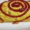 こゆきぃぃぃ's cooksnap of when they made 炊飯器でチキンライスのオムライス.