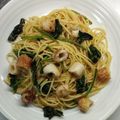 Ａ１５１＝監督's cooksnap of when they made ちぎり竹輪とホウレン草の鰹節風マヨパスタ.
