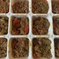 れでよと's cooksnap of when they made ★離乳食中期★豚肉と茄子とトマトの炒め物.