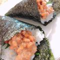 KAORULALA's cooksnap of when they made 子ども達が喜ぶ♪手巻き寿司★納豆★.