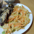 よちりん's cooksnap of when they made 新玉ねぎと人参のかき揚げ.