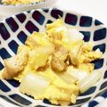 YUKIKI☆'s cooksnap of when they made 長ネギと油あげの卵とじ.