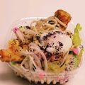 私市ビッキーズ津門巳's cooksnap of when they made ぶっかけ玉子焼蒲鉾玉葱レタスゆかりうどん.