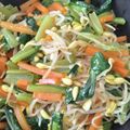kzr孤鳩's cooksnap of when they made フライパン1つで簡単♡小松菜のナムル風♡.