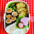 マルんちの丸顔's cooksnap of when they made 卵焼き！お好み焼き風.