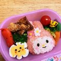 ポメちょん's cooksnap of when they made 簡単♪春はもうすぐマイメロちゃんキャラ弁.