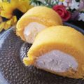 ゆるмαмα's cooksnap of when they made クリスマスに！米粉のロールケーキ.