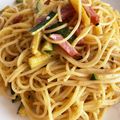 ジェイソンまま's cooksnap of when they made 簡単 時短 生七味と豆乳パスタ.