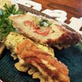 banbonmama's cooksnap of when they made 簡単節約☆カニカマチーズ入り竹輪磯辺揚げ.