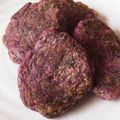 ルッキニャン's cooksnap of when they made 磯の香り♫紫山芋のカリふわ焼き.