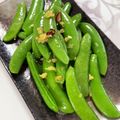 ちゃまたまご's cooksnap of when they made スナップエンドウのガーリック炒め。.