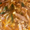 クックOVUGGG☆'s cooksnap of when they made ♡焼肉屋風～手軽に本格カルビスープ♡.