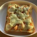 お塩と砂糖's cooksnap of when they made 絶品！簡単こくうまキムチーズトースト♪.