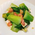 コエマクぶーちゃん's cooksnap of when they made 青梗菜とベーコンのオイスター炒め.