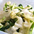 soratea's cooksnap of when they made セロリの葉とキャベツの塩だれサラダ.