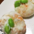 みかん2017's cooksnap of when they made 海老とはんぺんのレンジ蒸し♡お弁当にも.