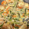 ko_Ali's cooksnap of when they made 厚揚げ&にら&もやしの塩ダレ炒め♪.