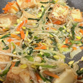 ko_Ali's cooksnap of when they made 厚揚げ&にら&もやしの塩ダレ炒め♪.