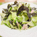 みっくママ's cooksnap of when they made レタスとキュウリと魚肉ソーセージの酢の物.