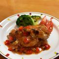 おべんとまま's cooksnap of when they made 夏野菜ソース♪鶏むねガーリックステーキ.
