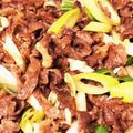 CASAmisa's cooksnap of when they made 牛肉と長葱のオイスター炒め.