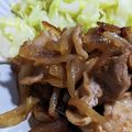 mahorou's cooksnap of when they made ♡超簡単 黄金比 生姜焼き.