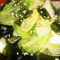 やえまりも's cooksnap of when they made 簡単ver.レタス中華スープ.