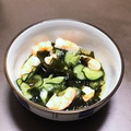 居酒屋まるみ's cooksnap of when they made えびときゅうりの酢の物.