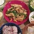 ユメメ's cooksnap of when they made 鶏胸肉とピーマン中華炒め★お弁当.