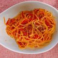 クック88L32D☆'s cooksnap of when they made トマト缶で作る♫暗殺者のパスタ.